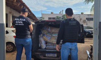 Laticinio de Quatro Marcos cede caldeira para policia incinerar mais de 800 quilos de drogas apreendidos na fronteira