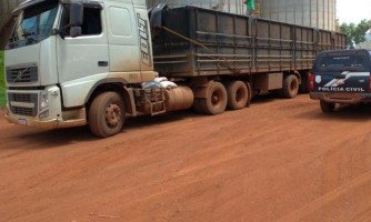 Funcionário de fazenda é preso em Vila Bela por tentativa de furto de três carretas de soja