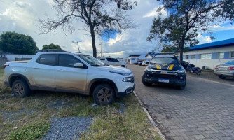 Caminhonete roubada em Cuiabá é recuperada durante operação policial em Glória D’Oeste