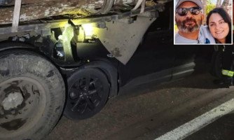 Delegado e esposa morrem em grave colisão de veículo com caminhão em Comodoro