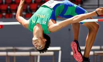 Deputado homenageia nas redes sociais atleta de Araputanga que bateu recorde sul-americano no salto em altura