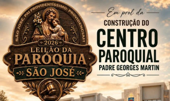 Leilão da Paróquia São José arrecadará recursos para construção do Centro Paroquial Padre Georges Martin