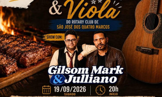 Rotary Clube promove 9º Churrasco & Viola com foco na solidariedade em São José dos Quatro Marcos