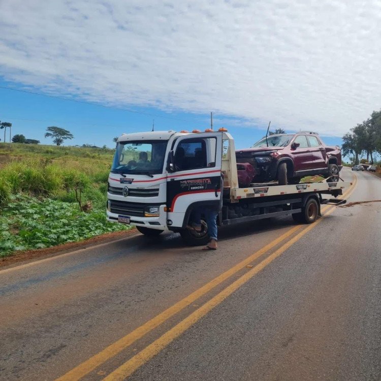 Acidente na MT-175 entre Quatro Marcos e Mirassol D’Oeste Deixa Motorista Ferido