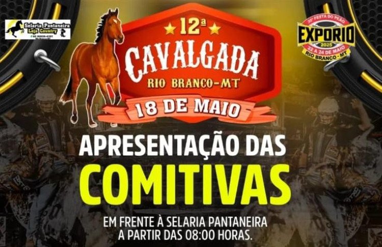 Cavalgada promete agitar Rio Branco neste domingo, (18), com tradição, churrasco e shows