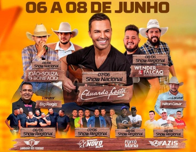 Curvelândia realiza Festa do Queijo e Feira do Leite com grandes atrações musicais