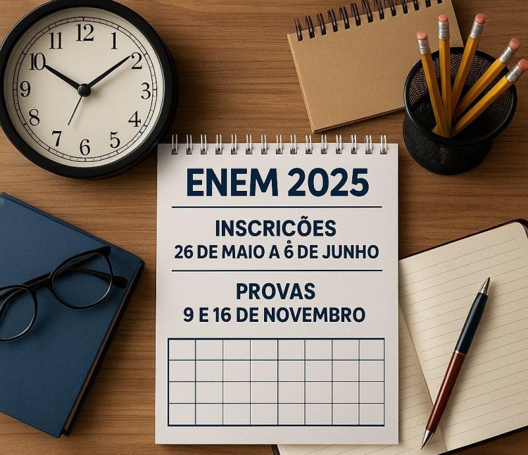 Enem 2025: MEC anuncia datas de inscrição e aplicação das provas