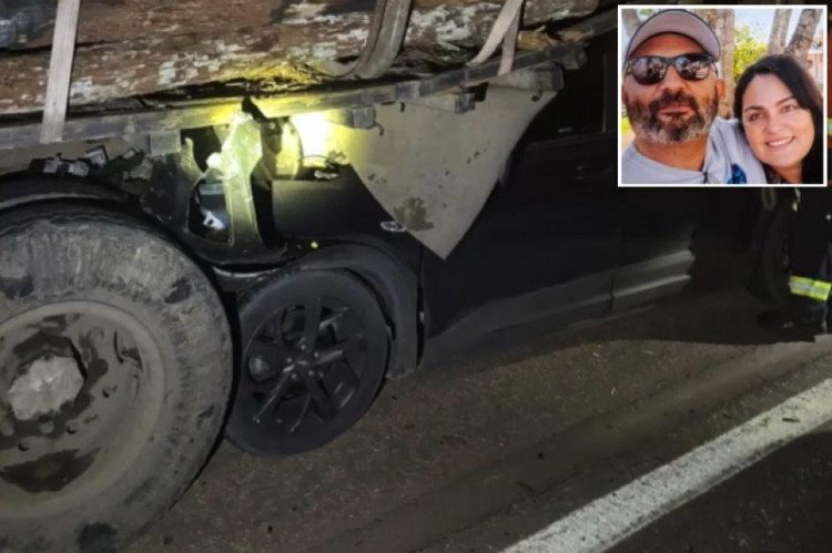 Delegado e esposa morrem em grave colisão de veículo com caminhão em Comodoro