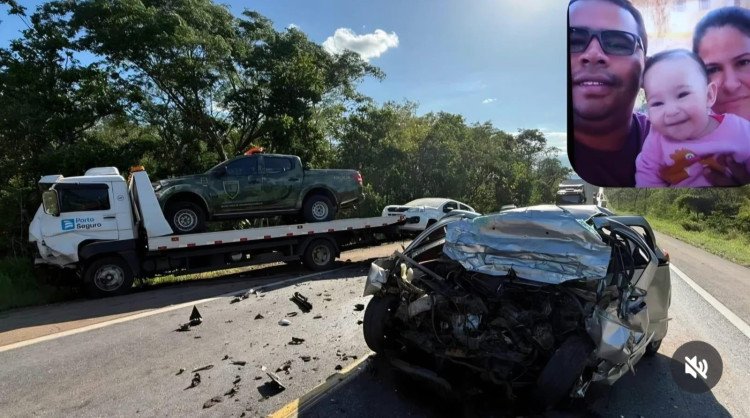 TRAGÉDIA NA BR-174: Colisão entre três veículos deixa quatro mortos e um ferido grave