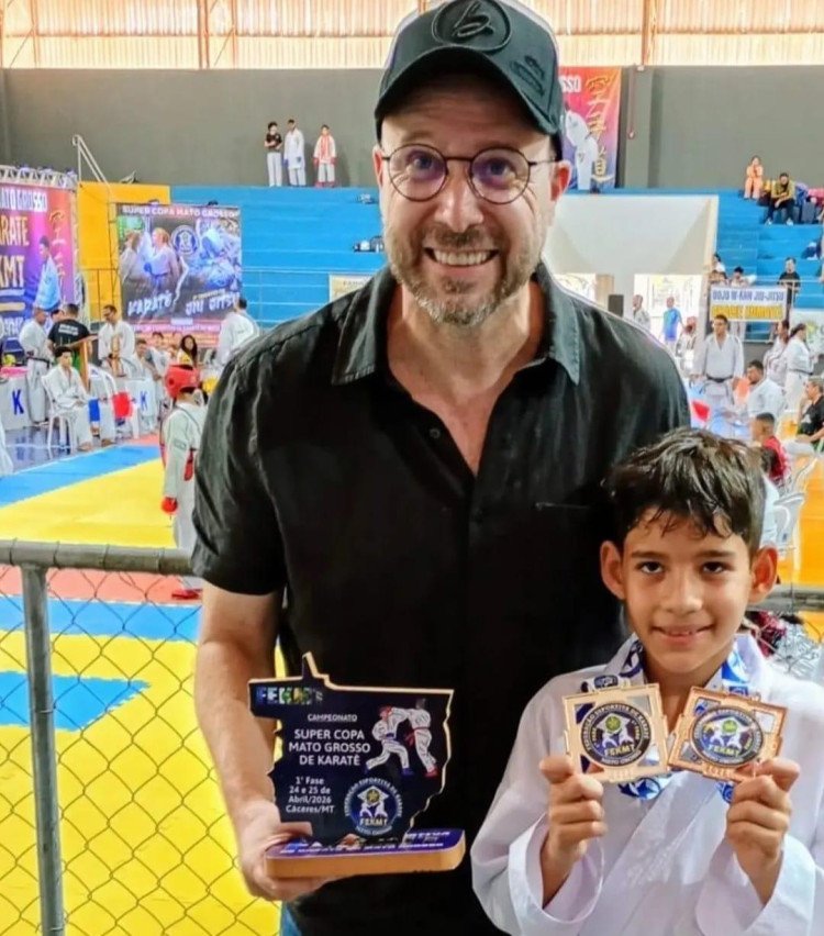Deputado Beto Dois a Um prestigia Super Copa de Karatê e Jiu-Jitsu em Cáceres
