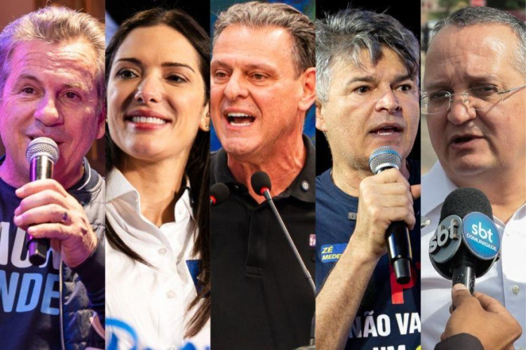 Mauro Mendes e Janaína Riva lideram corrida por duas vagas ao Senado em Mato Grosso