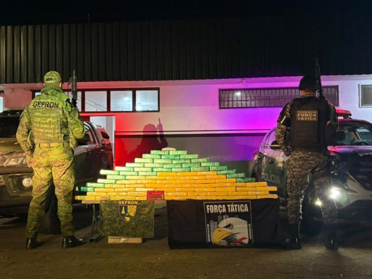 Veículo que teria saído de Mirassol D’Oeste é interceptado com drogas avaliadas em R$ 1,9 milhão